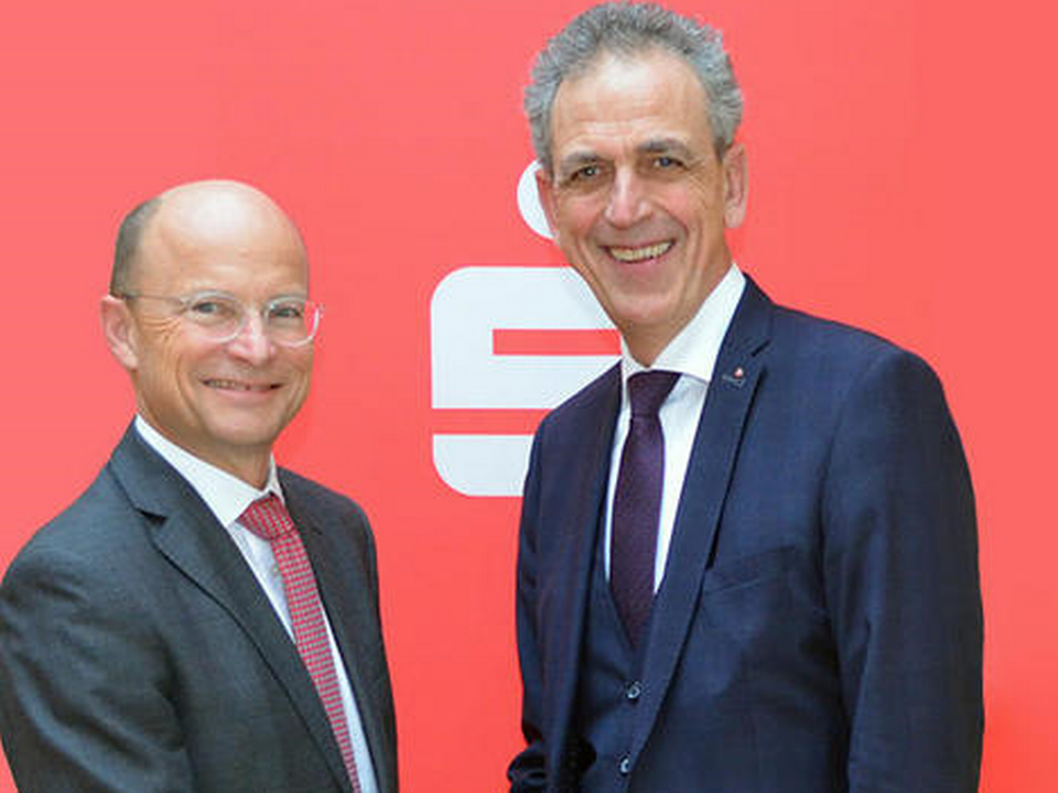 Neu- und Alt-Präsident des Sparkassenverbands Bayern: Ulrich Reuter (links) und Ulrich Netzer | Foto: Sparkassenverband Bayern