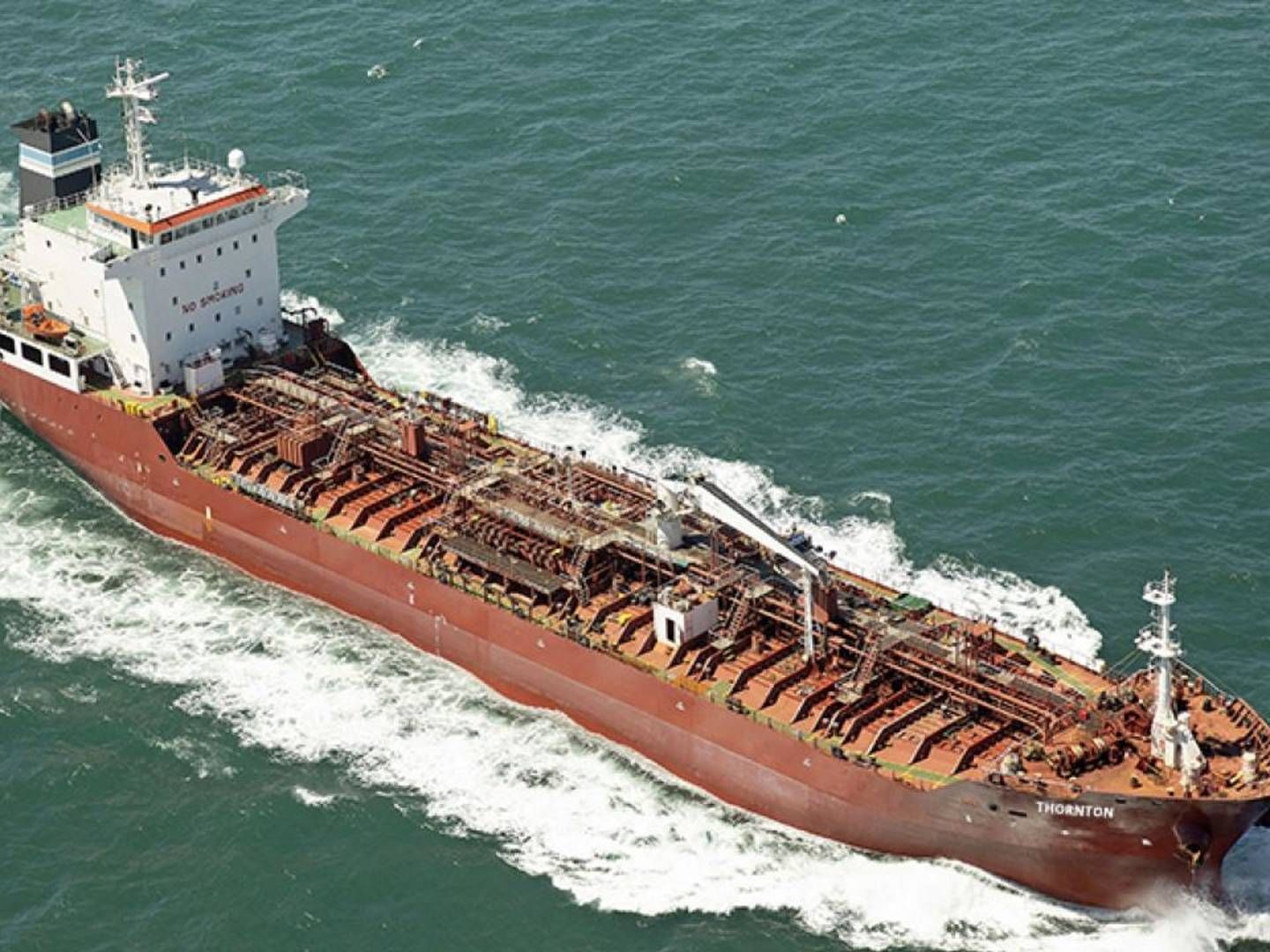 Bunker One chartrer skibet Thornton af den engelske ejer Union Maritime. Det blev arresteret i Ghana i sidste uge. | Foto: PR / Union Maritime