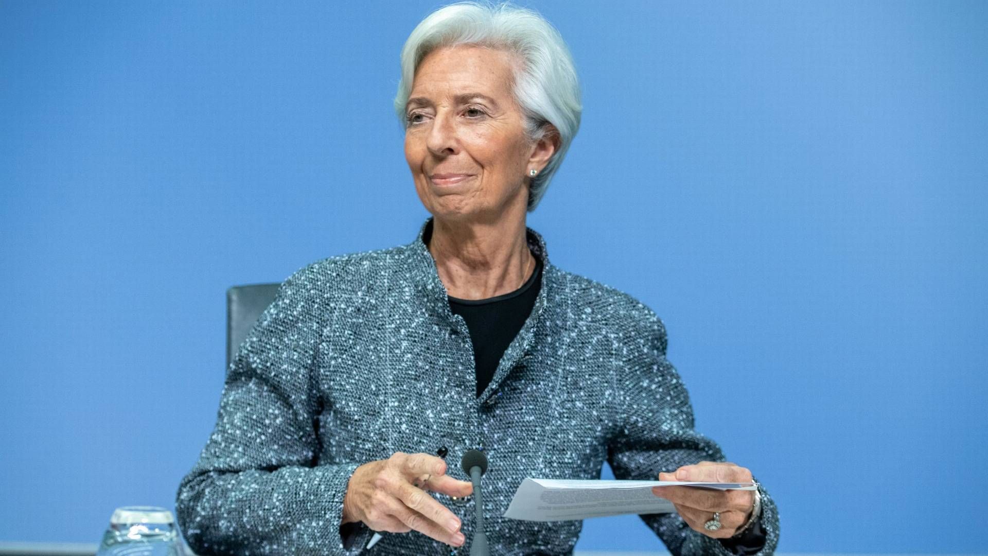 EZB-Präsidentin Christine Lagarde. | Foto: picture alliance / Sven Simon