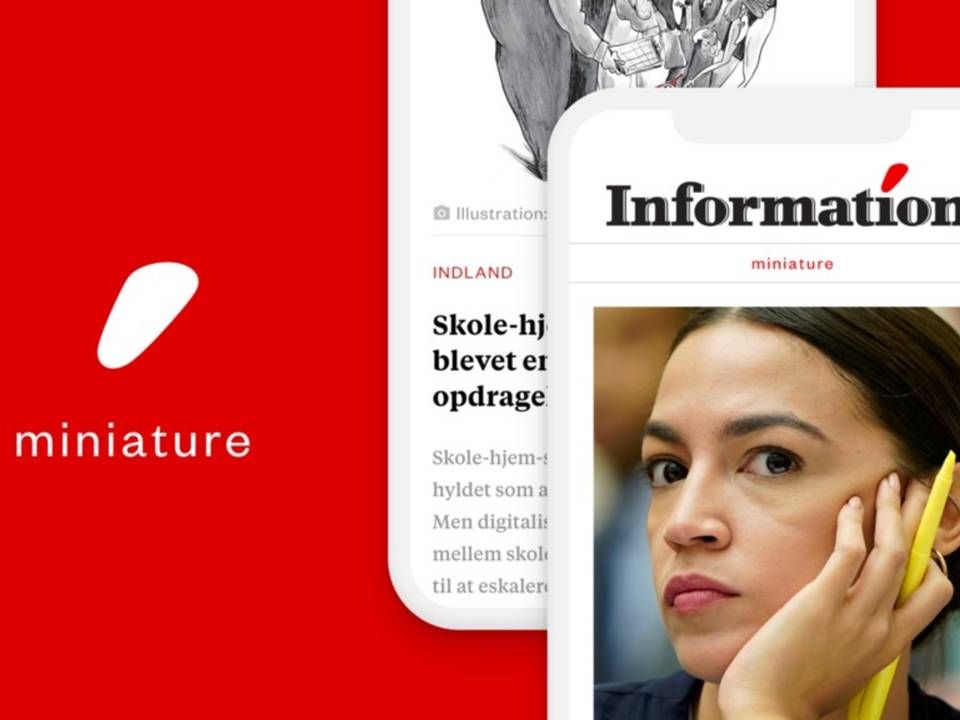 Information lancerede i 2019 det nye digitale abonnement Information Miniature. | Foto: Dagbladet Information