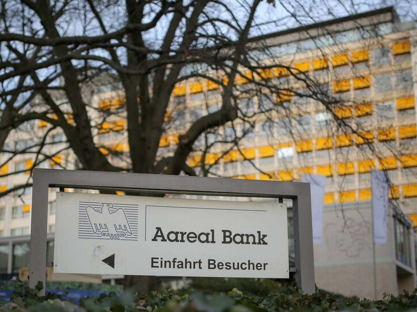 Die Aareal Bank in Wiesbaden. | Foto: dpa
