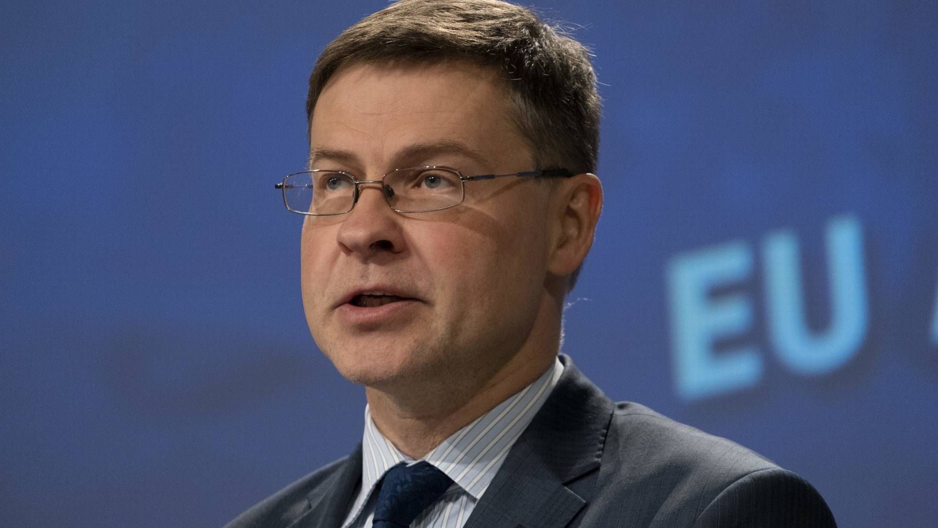 EU-Kommissionsvize Valdis Dombrovskis | Foto: picture alliance/Nicolas Landemard / Le Pictorium/MAXPPP/dpa
