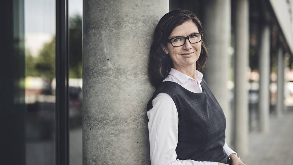 Siri Berggren er administrerende banksjef i LillestrømBanken. | Foto: Benjamin A. Ward.
