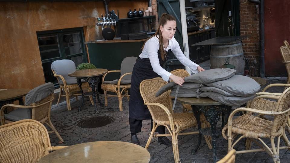 Mandag kunne caféer, restauranter og barer igen byde gæster velkommen efter måneders nedlukning. | Foto: Liselotte Sabroe / Ritzau Scanpix