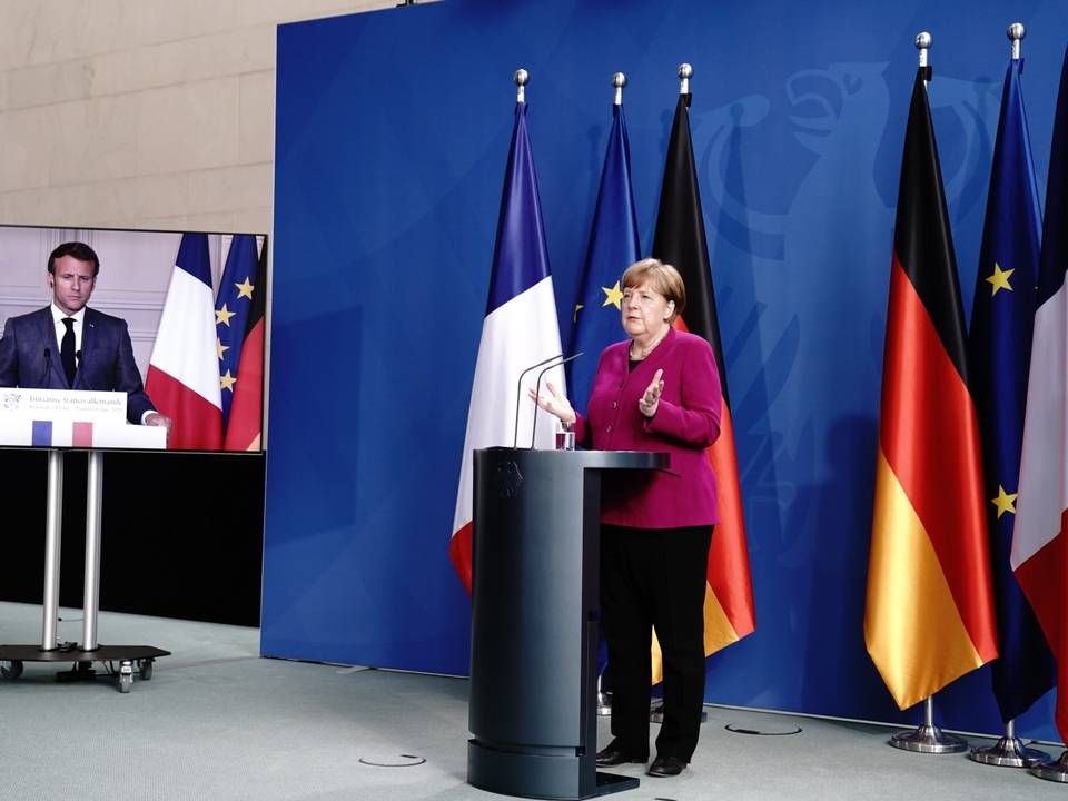 Angela Merkel und Emmanuel Macron bei einer Pressekonferenz | Foto: picture alliance/Kay Nietfeld/dpa-Pool/dpa