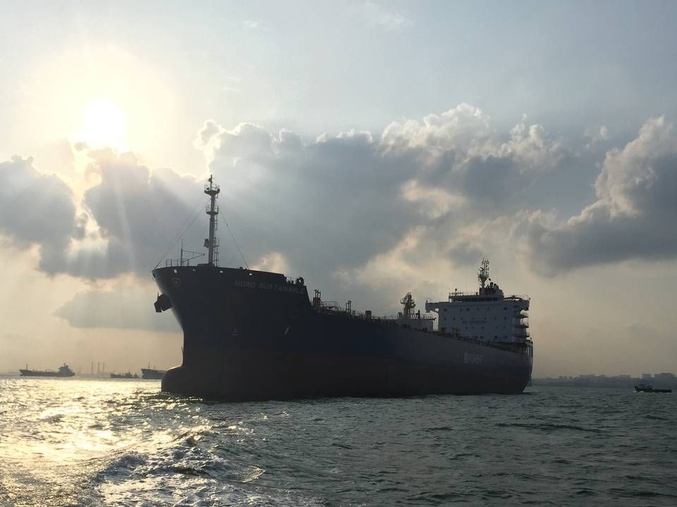 På skibet Nord Sustainable gik kaptajnen ombord i slutningen af januar og var i maj fortsat på arbejde. | Foto: NORDEN