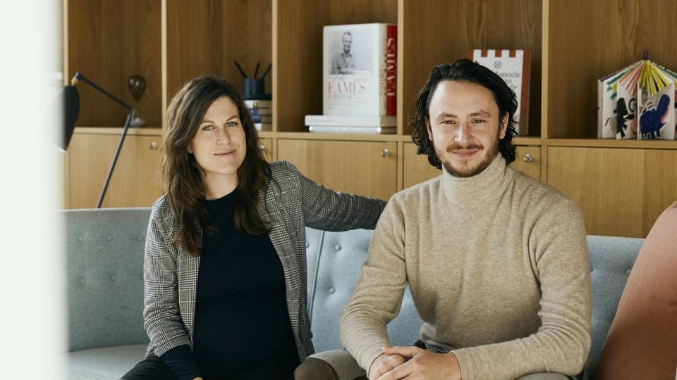 Sophie Bohr Grønbæk og Anders Valentin, to af stifterne i Undo | Foto: PR