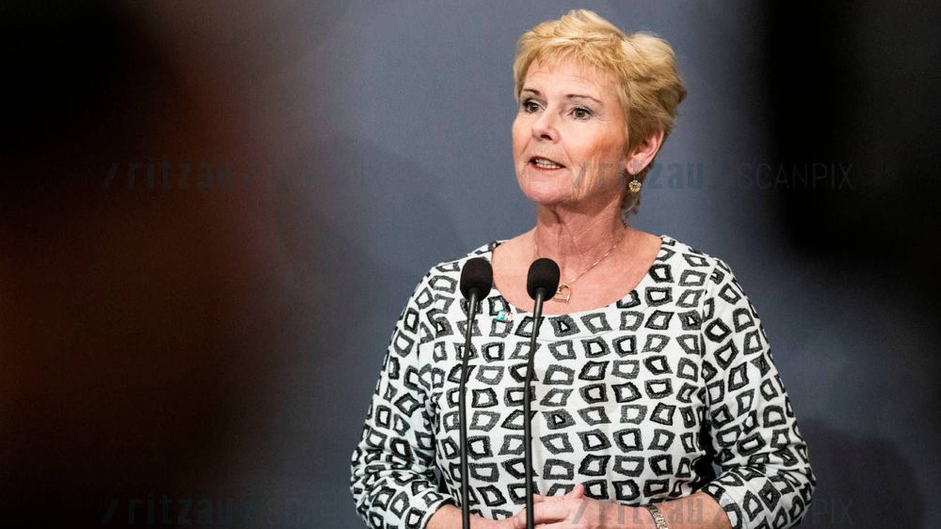 Lizette Risgaard, formand for FH, vil give virksomhederne skatterabat, så Danmark får gang i hjulene igen. | Foto: Olafur Steinar Gestsson/Ritzau Scanpix