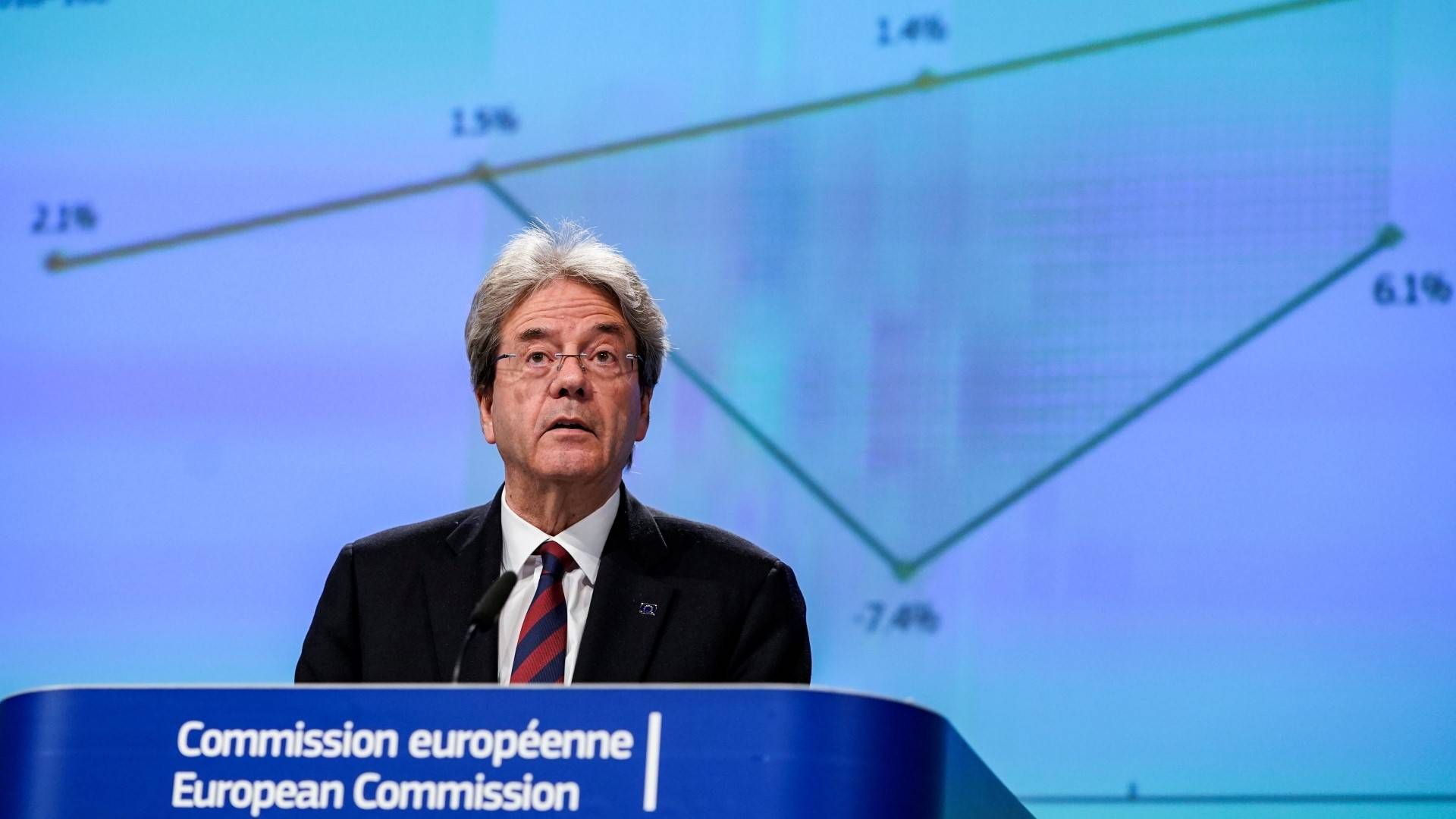 – Dette er et vendepunkt for Europa i den krisen vi er stilt overfor, mener Paolo Gentiloni. | Foto: Kenzo Tribouillard/AP