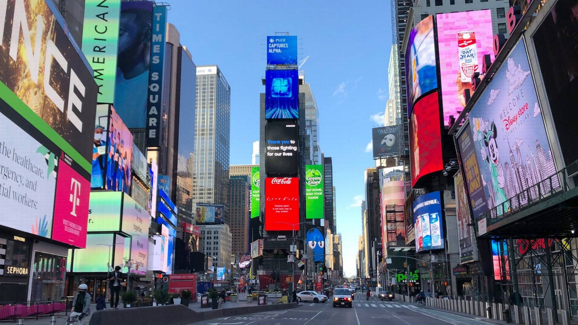 New York, Times Square | Foto: picture alliance/Benno Schwinghammer/dpa