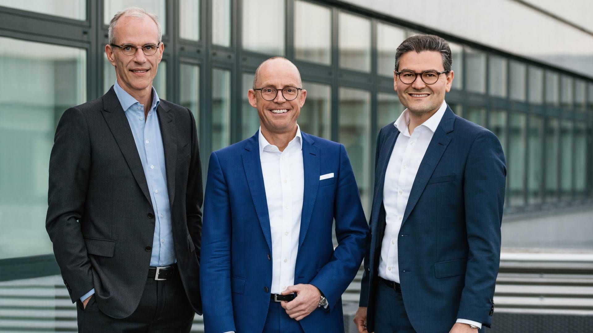 Erik Masing (links) COO, Erol Bozak (rechts) CPO und Jörg Wiemer (Mitte) CEO | Foto: Quelle: Treasury Intelligence Solutions GmbH