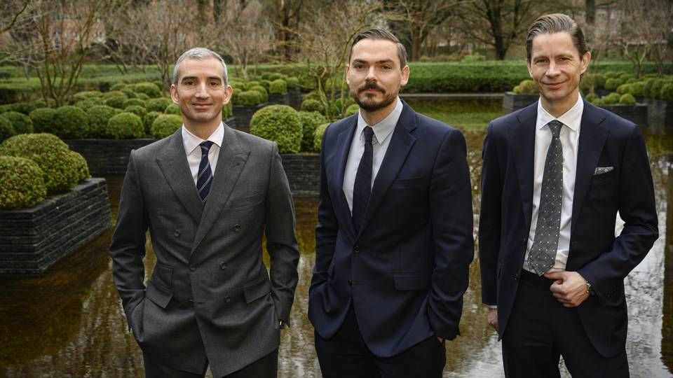 Pictured (left-right): Atilla Olesen, new Head of Asset Management, Thomas Otbo new Head of Solutions and CIO Christian Heiberg. | Photo: Poul Christensen Photography