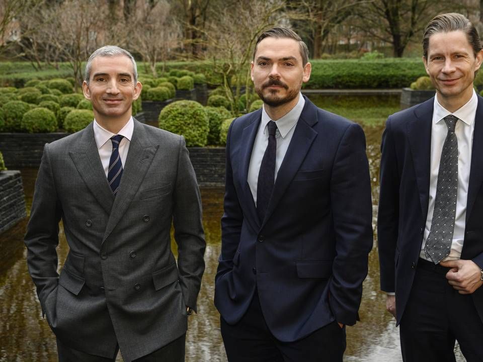 Pictured (left-right): Atilla Olesen, new Head of Asset Management, Thomas Otbo new Head of Solutions and CIO Christian Heiberg. | Photo: Poul Christensen Photography