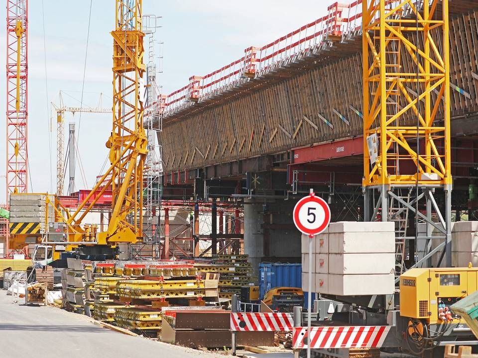 Die Baustelle der Rheinbrücke Leverkusen. | Foto: picture alliance/Oliver Berg/dpa