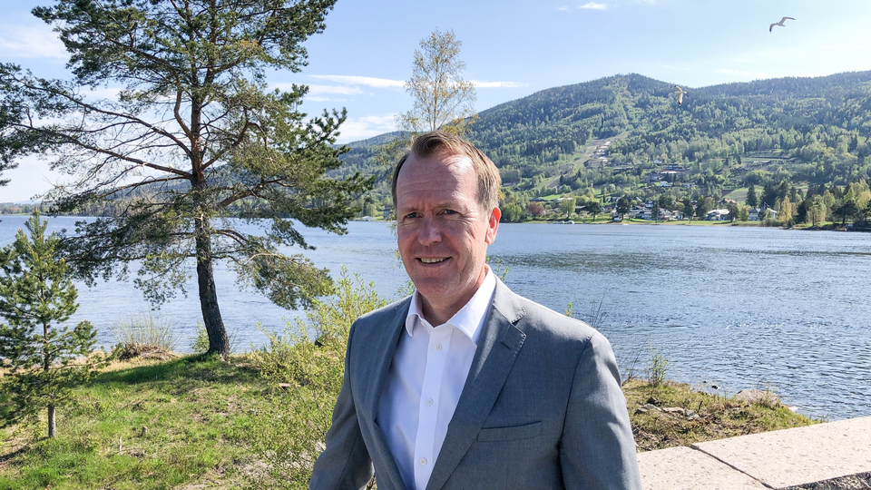 Hans Kristian Glesne er administrerende banksjef i Skue Sparebank. | Foto: Per Skøien
