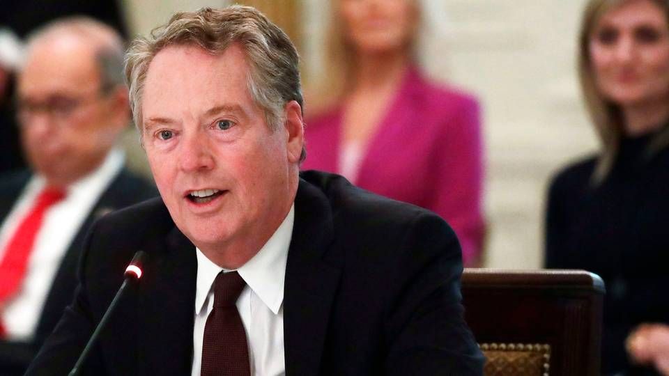 USA's handelsrepræsentant, Robert Lighthizer, truer med straftold på varer fra lande, der har indført en digital skat. | Foto: Alex Wong/AFP/Ritzau Scanpix