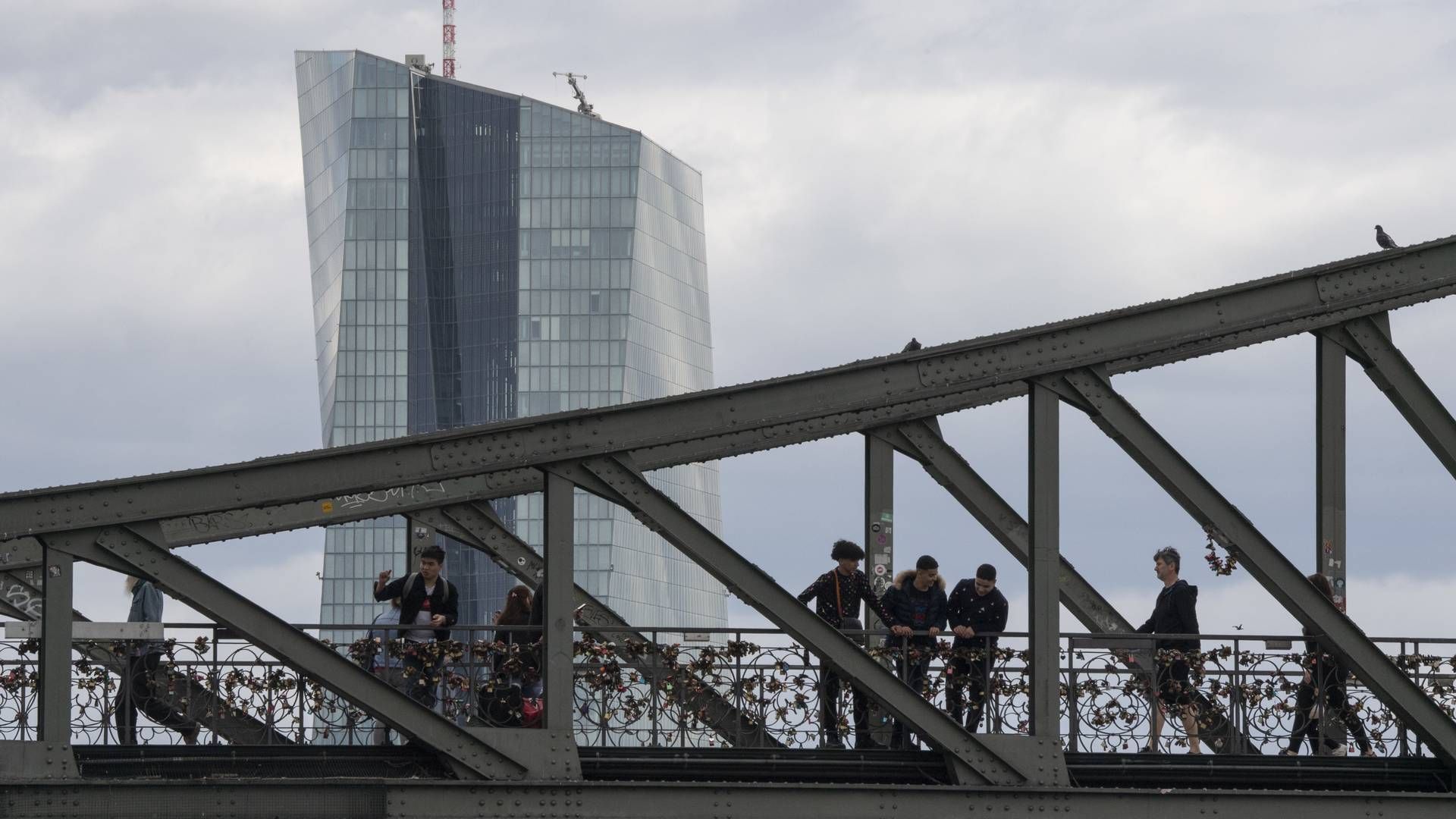 Die Europäische Zentralbank in Frankfurt. | Foto: picture alliance/Boris Roessler/dpa