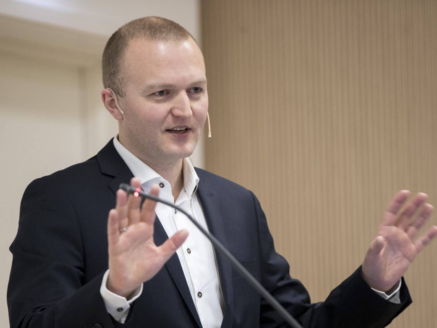 SSB-forsker Thomas Von Brasch snakker om prognoser for norsk og internasjonal økonomi. Foto: NTB scanpix/Vidar Ruud | Foto: Vidar Ruud / NTB scanpix