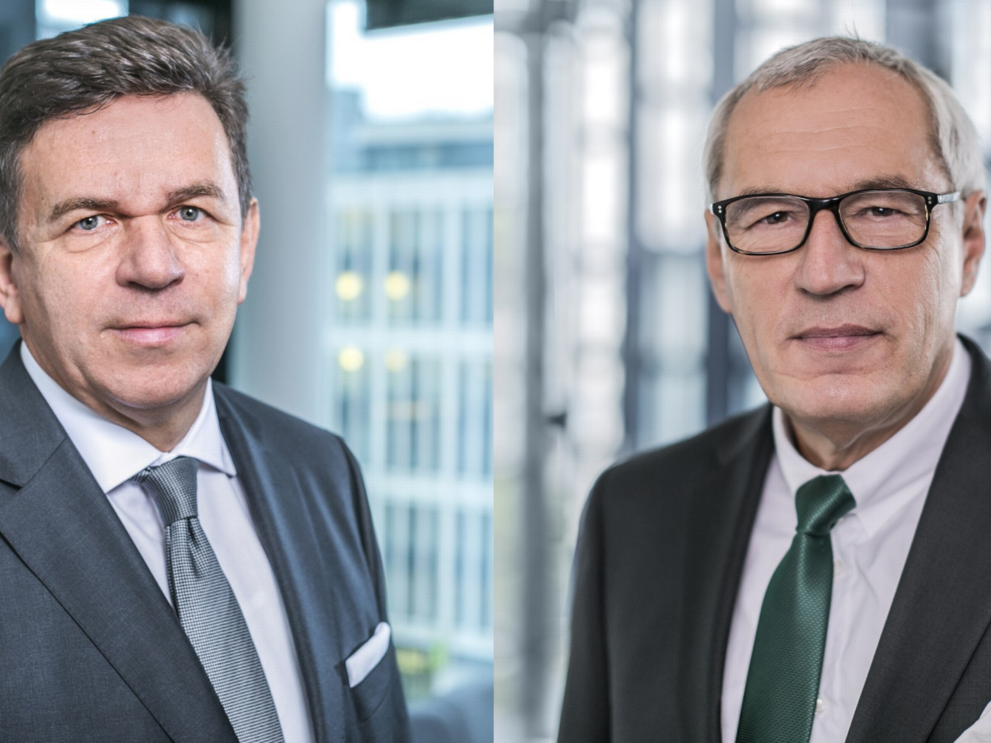 Der Vorstand der Schröder Bank: Chef Helmuth Spincke (r.) und Thomas Welling. | Foto: Otto M. Schröder Bank/J. Quast