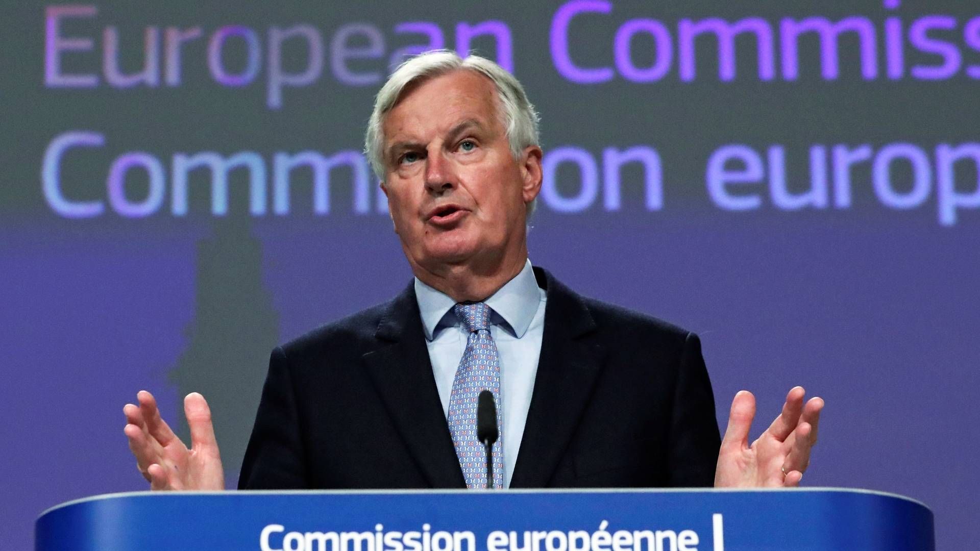 Michel Barnier, EU's chefforhandler. | Foto: Yves Herman/AFP / Ritzau Scanpix