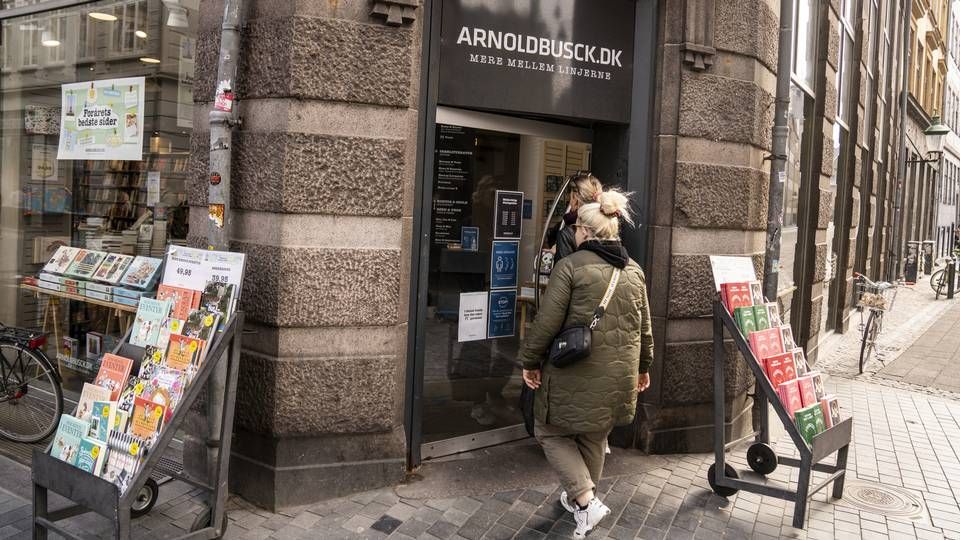 Bogkæden Arnold Busck gik konkurs i slutningen af april. | Foto: ANTHON UNGER