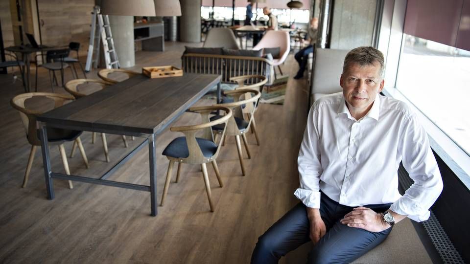 Ordførende direktør i Arbejdernes Landsbank, Gert Jonassen, lavede en større rokade sidste år for at forberede banken til, at han en dag går af. | Foto: Brian Karmark/ERH