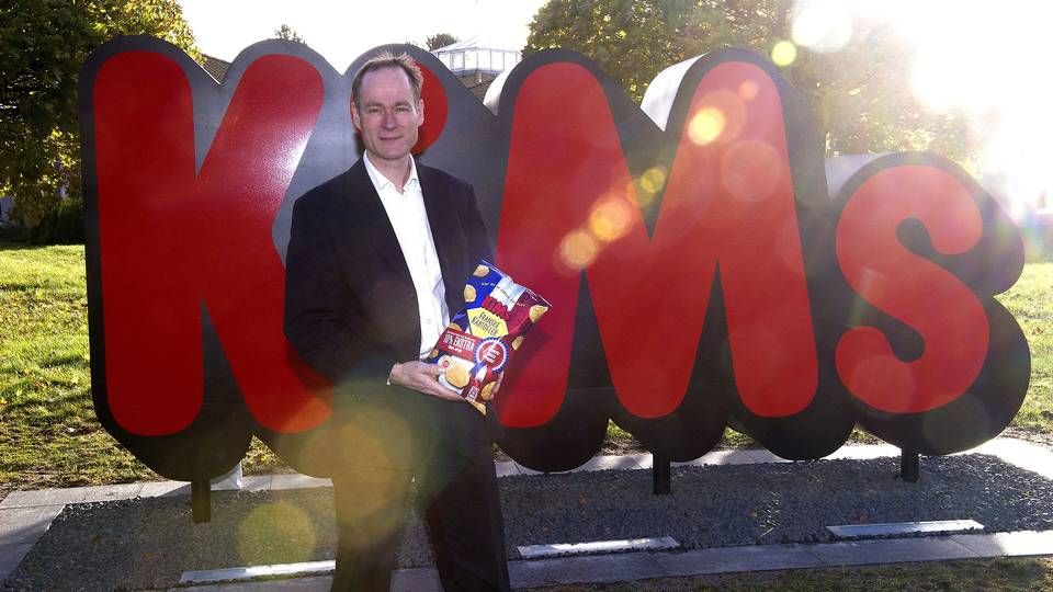 Kim Munk, administrerende direktør ved Orkla Confectionery & Snacks, der bl.a. står bag Kims. | Foto: Carsten Andreasen/Jyllands-Posten/Ritzau Scanpix