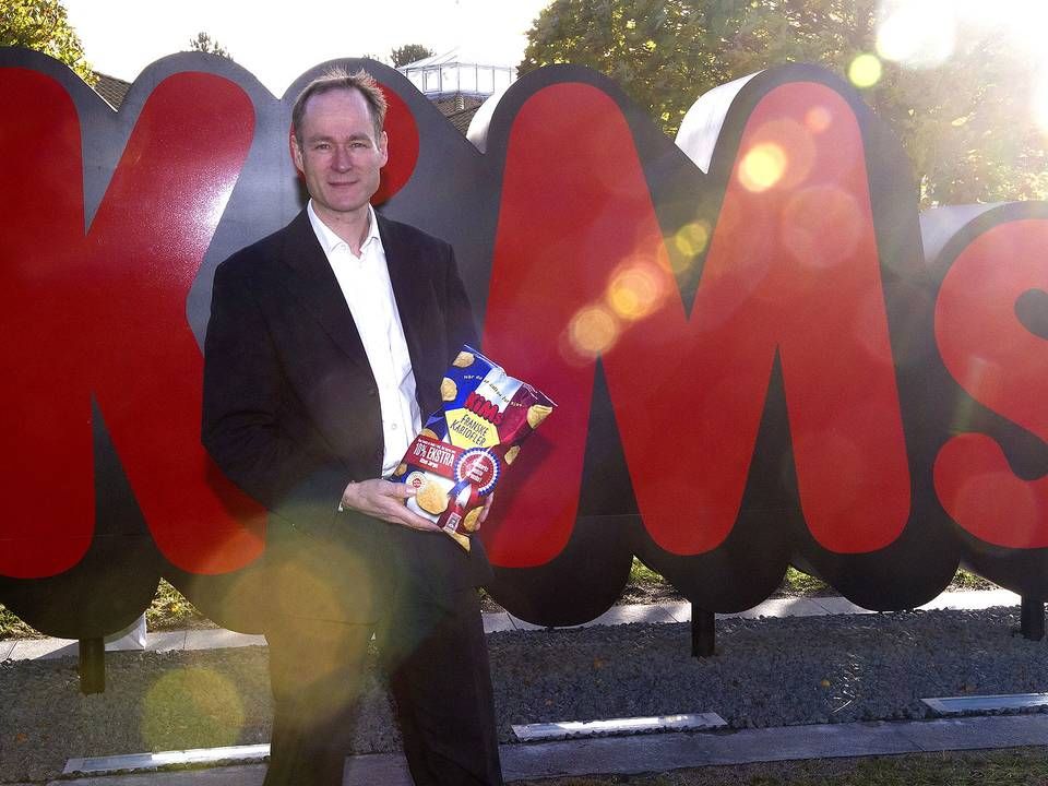 Kim Munk, administrerende direktør ved Orkla Confectionery & Snacks, der bl.a. står bag Kims. | Foto: Carsten Andreasen/Jyllands-Posten/Ritzau Scanpix