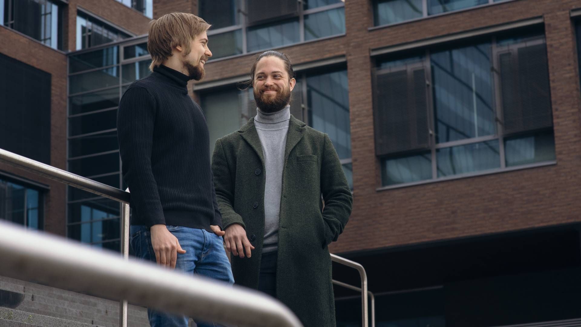 De to Swappie-grundlæggere, Jiri Heinonen (tv) og Sami Marttinen (th). | Foto: PR