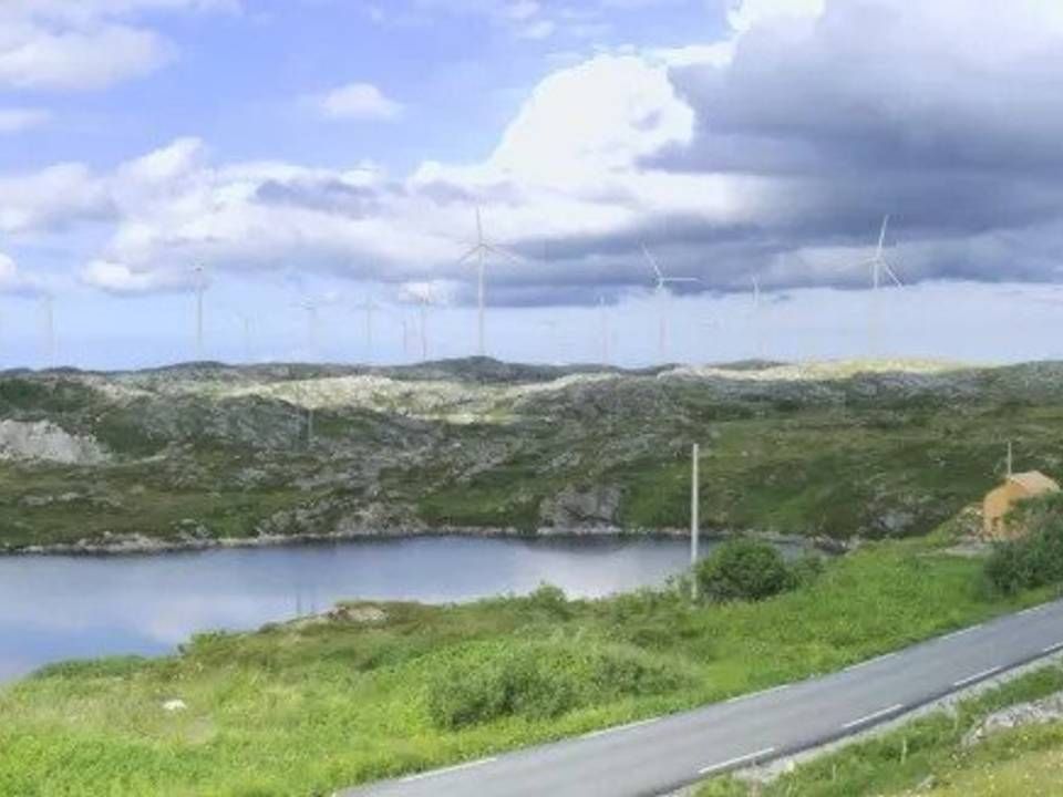 Den omtalte Frøya vindpark. | Foto: PR / Trønderenergi