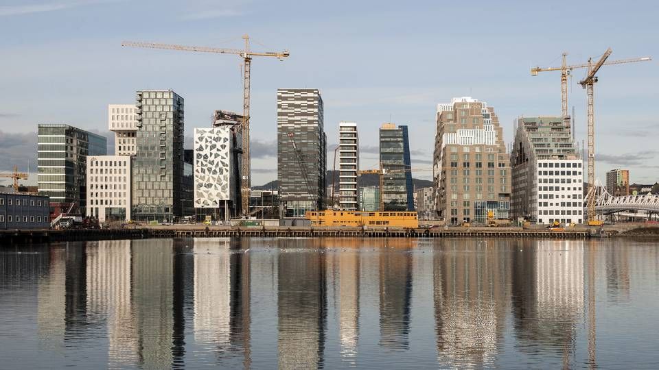 Finansdistriktet Barcide i Bjørvika i Oslo. | Foto: Johan Stub