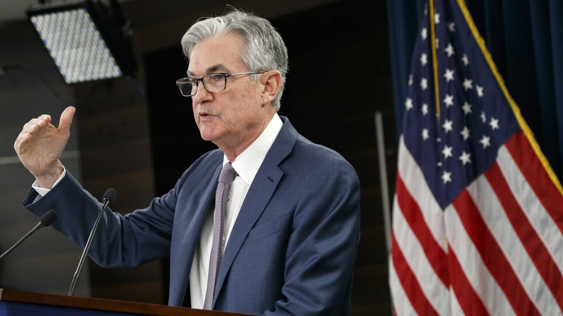 Jerome Powell, Vorsitzender der US-Notenbank Fed | Foto: picture alliance/AP Photo