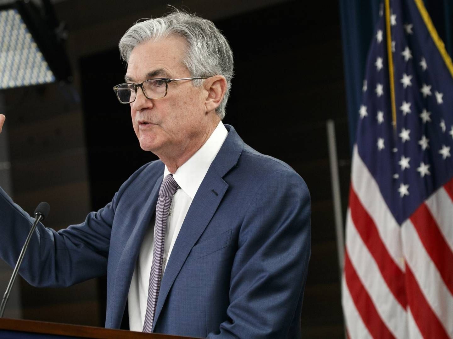 Jerome Powell, Vorsitzender der US-Notenbank Fed | Foto: picture alliance/AP Photo