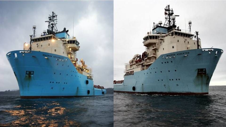 Maersk Supply Service sælger skibene Maersk Advancer og Maersk Asserter. | Foto: PR-foto