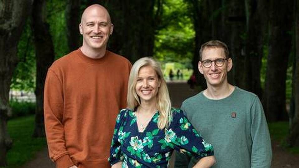 The Pale Blue Dot founders (l-r): Joel Larsson, Heidi Lindvall and Hampus Jakobsson. | Photo: Anna Hållams/Pale Blue Dot