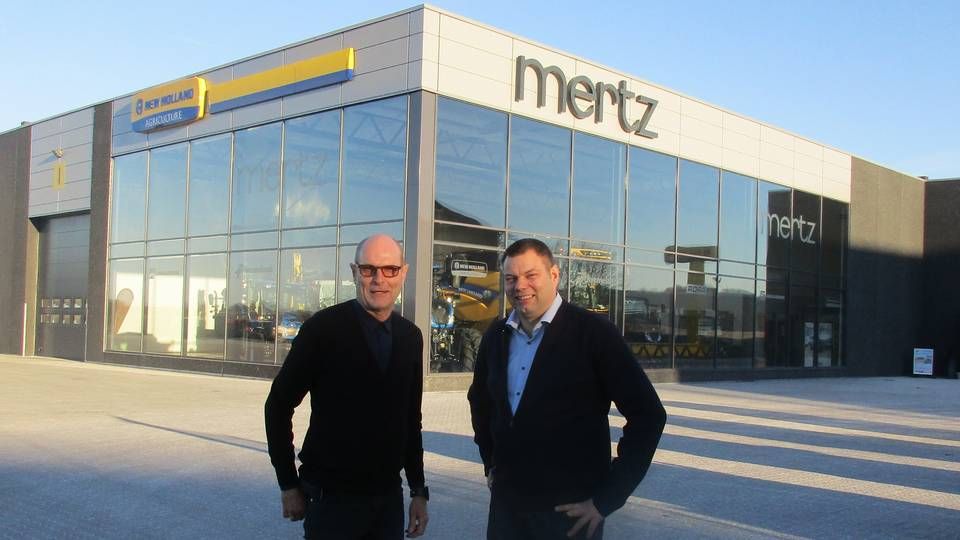 Per Martin Mertz (tv.) og Christian Holst (th.) ejer sammen Johannes Mertz. | Foto: PR/Johannes Mertz