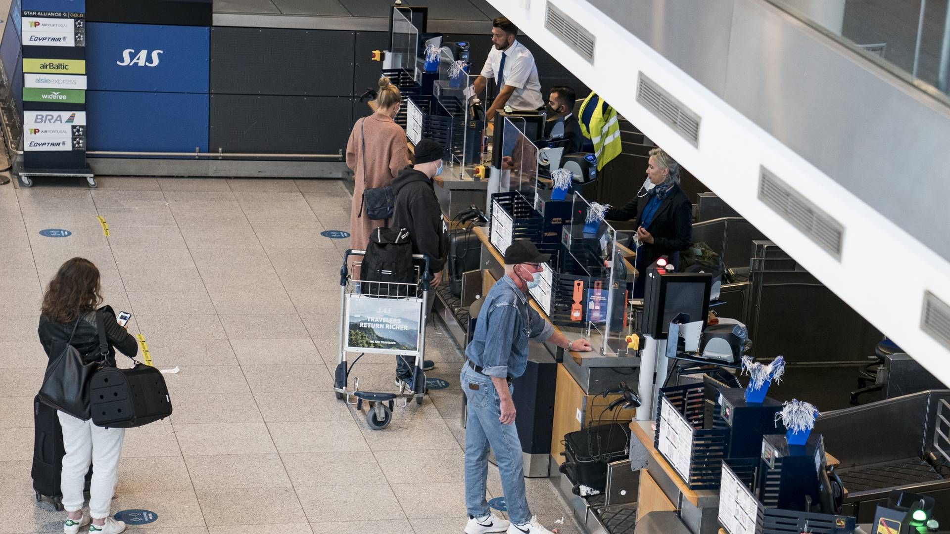 Købenshavns Lufthavn var en af de virksomheder, der blev hårdt ramt af coronakrisen. | Foto: Niels Christian Vilmann//