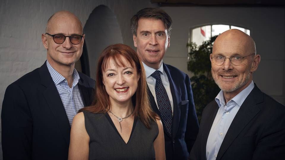 The founders of Eir Ventures: Stephan Christgau, Amanda Hayward, Andreas Rutger Segerros and Magnus Persson. | Foto: trmedia.dk