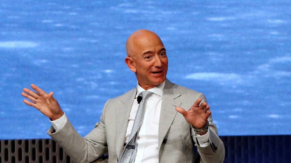 Amazon vil med stifter Jeff Bezos i spidsen være klimaneutral i 2040. | Foto: KATHERINE TAYLOR/REUTERS / X03320
