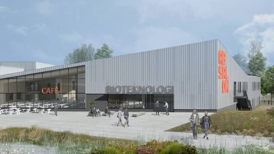 Det nye campus i Kalundborg opføres for Professionshøjskolen Absalon. | Foto: PR / Rønnow Arkitekter