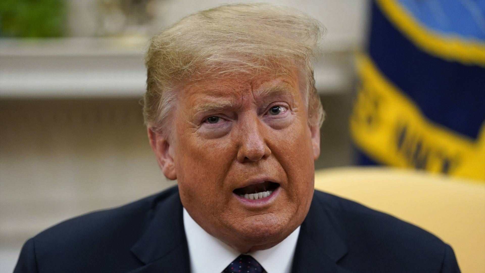 I en måling for avisen New York Times får præsident Donald Trump kun støtte fra 36 procent af de registrerede vælgere. | Foto: POOL/AFP / GETTY IMAGES NORTH AMERICA