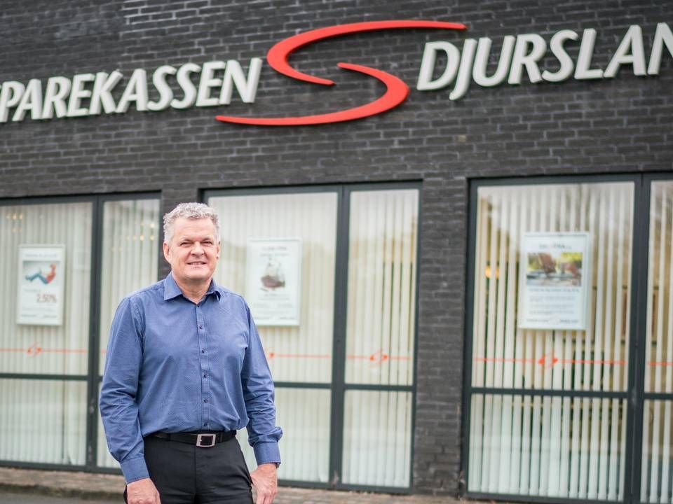 Peter Lading Sørensen, direktør i Sparekassen Djursland, bliver også fremover den øverste chef i den kommende sparekasse, hvis sammenlægningen gennemføres. | Foto: PR