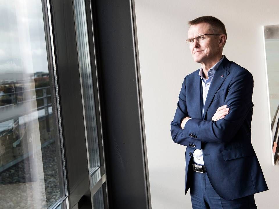 Lasse Nyby, adm. direktør i Spar Nord, ville ønske, banken havde fået lov til at fremlægge bankens tilbud til alle aktionærerne i Danske Andelskassers Bank. | Foto: Tycho Gregers/Jyllands-Posten/Ritzau Scanpix