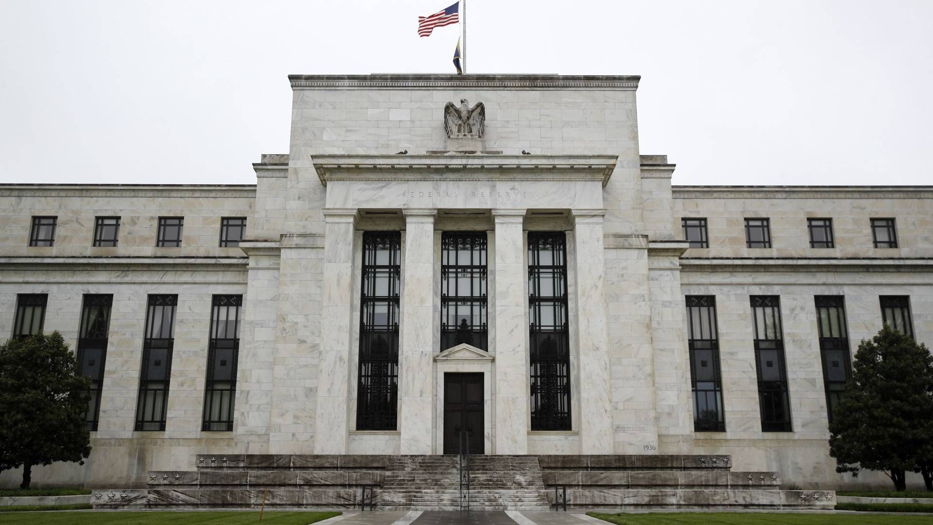 Den amerikanske sentralbankens, Federal Reserve, hovedkontor i Washington D.C. | Foto: Patrick Semansky/AP/NTB Scanpix