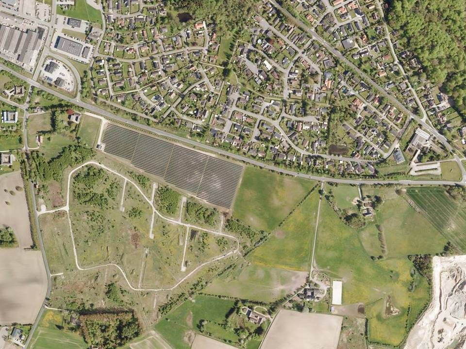 Byggeriet af Ammendrup Park skal - hvis alt går efter planen - starte op i begyndelsen af 2021. | Foto: Stensdal Group