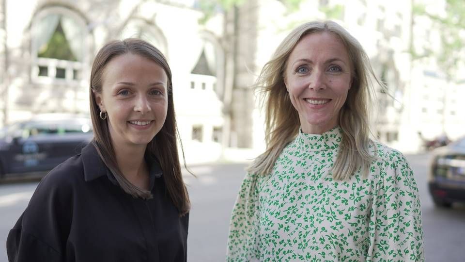 Emilie Haftorn Thorvaldsen (til venstre) og Monica Haftorn Iversen (til høyre) har begge to valgt Danske Bank som arbeidsgiver. | Foto: Danske Bank