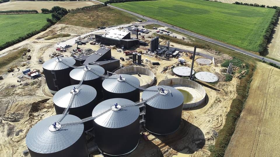 Biogasanlægget i Korskro er et af de ti Nature Energy-drevne anlæg, som skal levere biogas til Shell. | Foto: Nature Energy / PR