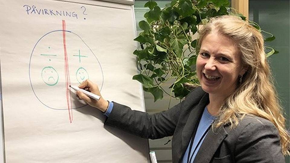 Karoline Bakka Hjertø, leder for bærekraft og samfunn i Sparebank 1 Østlandet. | Foto: SpareBank 1 Østlandet