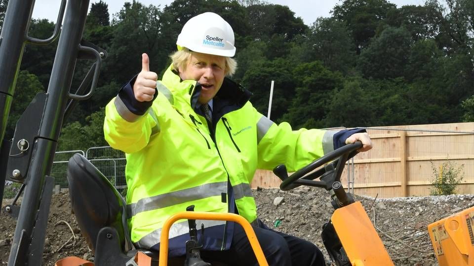 Boris Johnson, Storbritanniens premierminister vil bygge for 5 mia. pund. | Foto: Jeremy Selwyn / Ritzau Scanpix