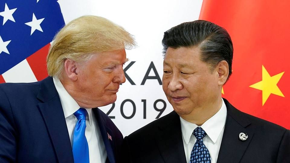 Den amerikanske præsident, Donald Trump, med Kinas præsident Xi Jinping. | Foto: Kevin Lamarque/Reuters/Ritzau Scanpix/REUTERS / X00157